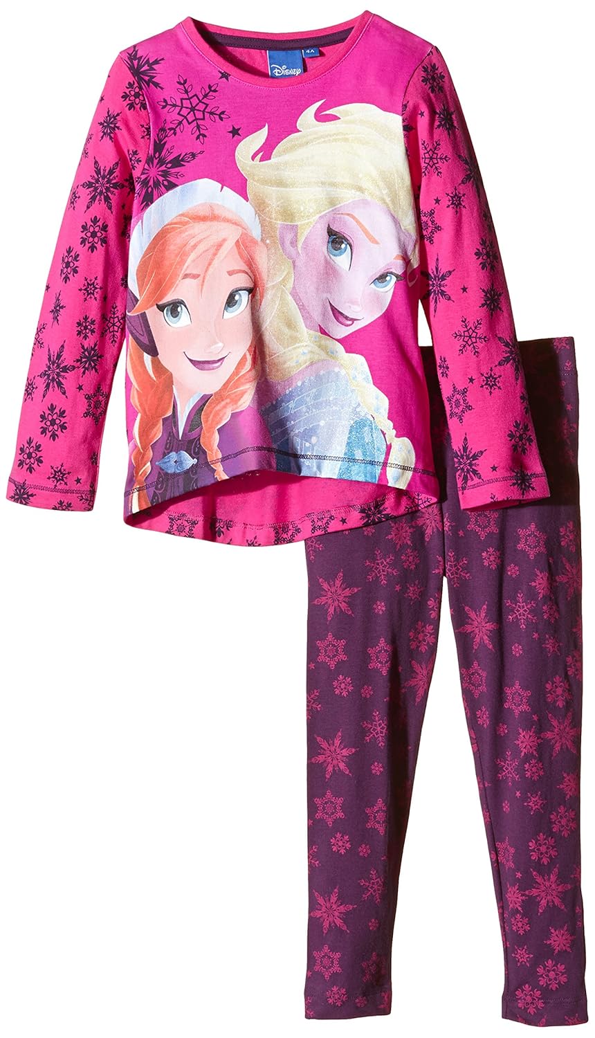 迪士尼女孩冰雪奇缘服装套装 pink (cocktail) 4 years